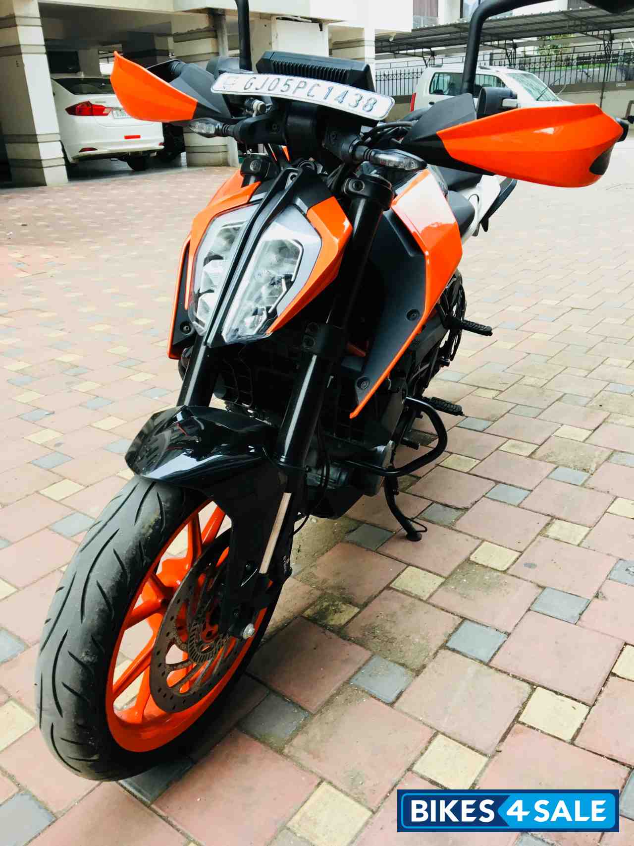 Orange KTM Duke 390