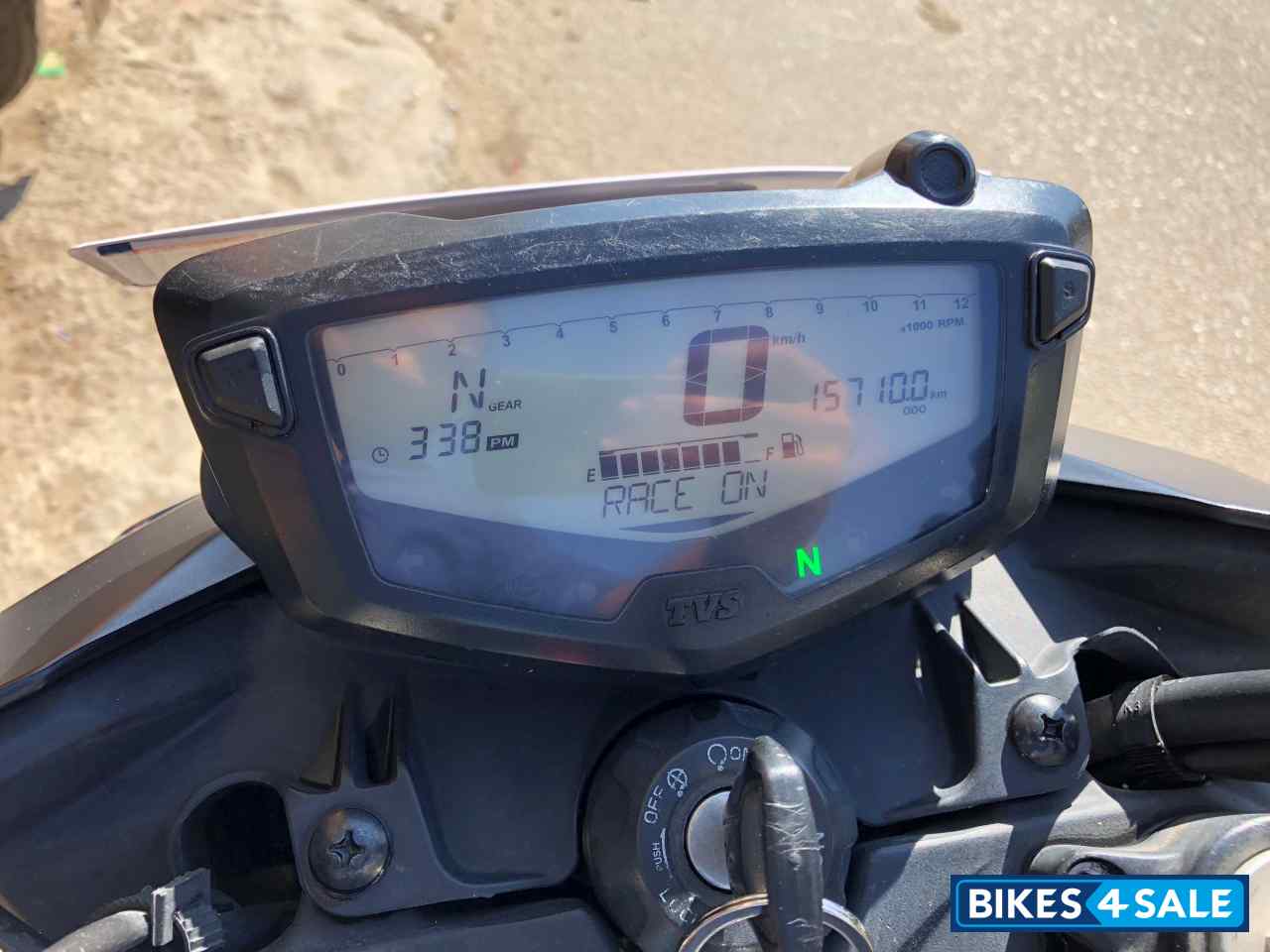 Matte Black TVS Apache RTR 200 4V Matte Black TVS Apache RTR 200 4V