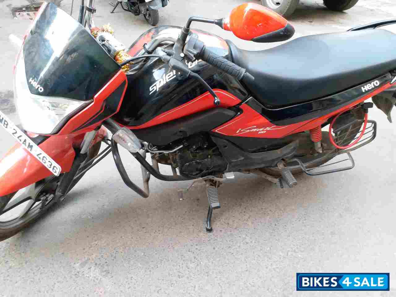 Red And Black Hero Splendor iSmart 110