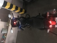 Black Bajaj Pulsar 220F