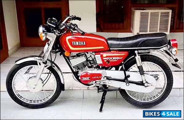 Red Yamaha RX 100