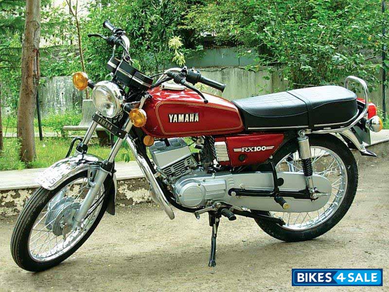Red Yamaha RX 100
