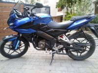 Glacier Blue Bajaj Pulsar AS 150
