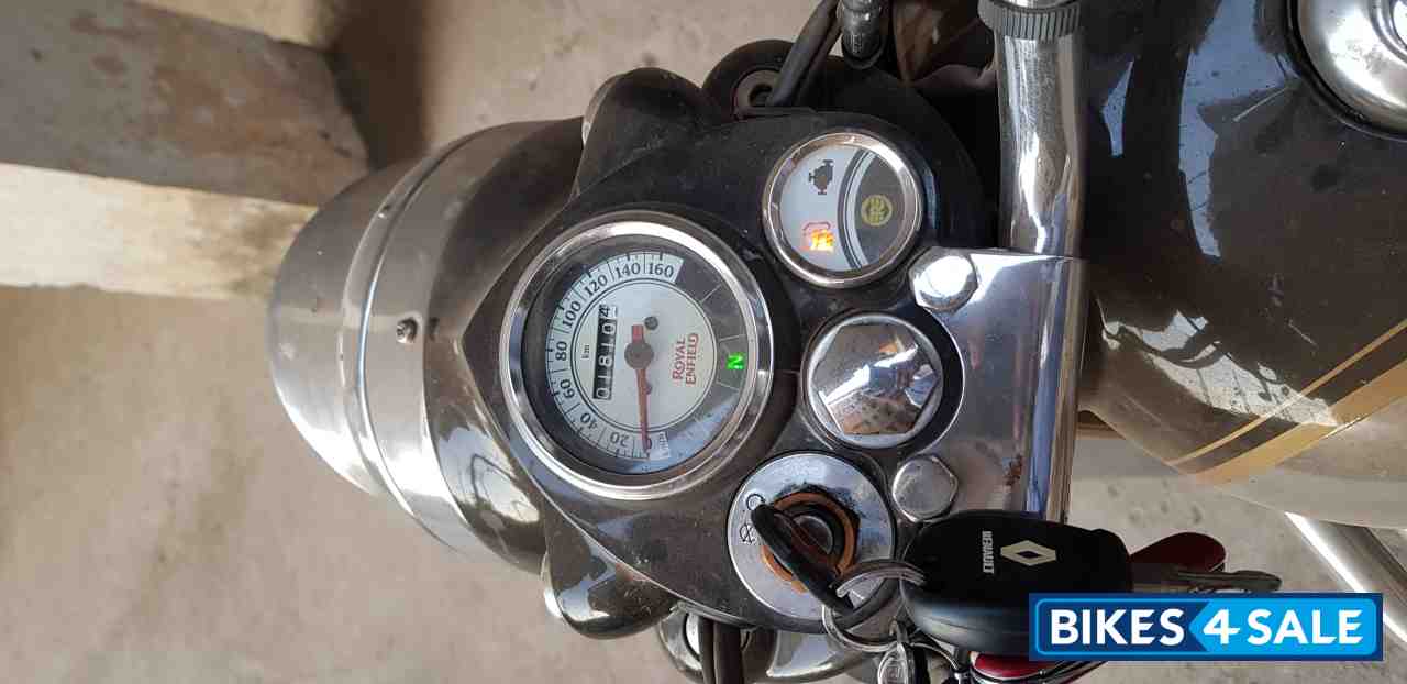 Black Royal Enfield Classic Chrome