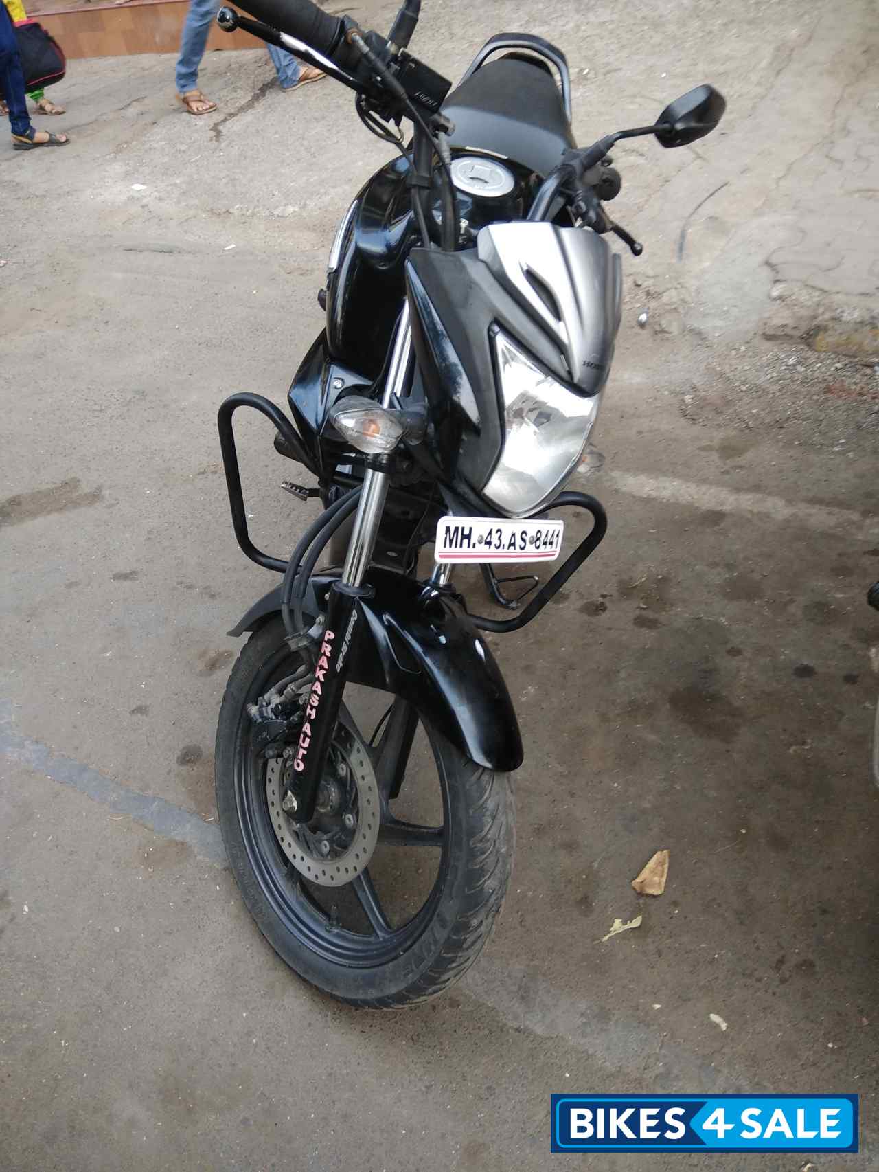 Black Honda CB Trigger