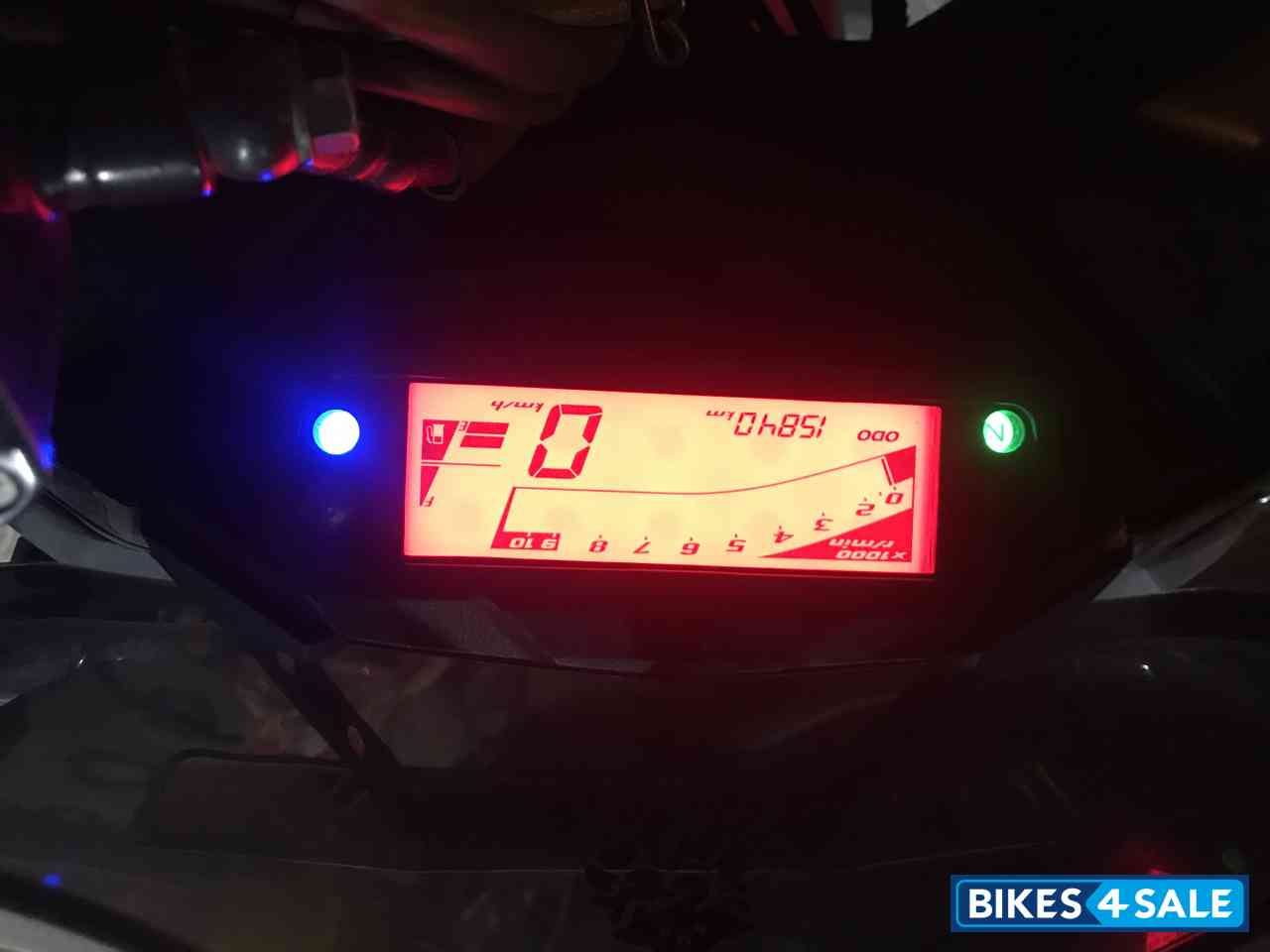 Black Yamaha Fazer FI V2