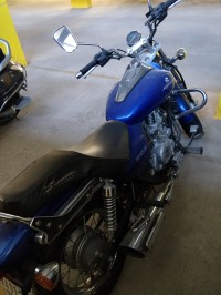 Blue Bajaj Avenger 220 DTS-i