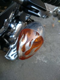 Black Harley Davidson FLSTF Fat Boy