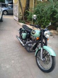 Mint Green Royal Enfield Bullet 350 Twinspark