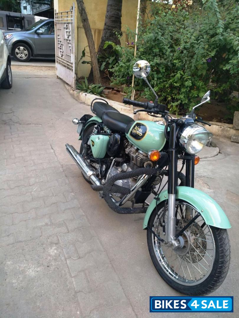 Mint Green Royal Enfield Bullet 350 Twinspark