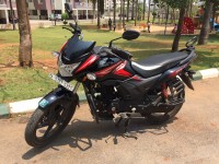 Black Honda CB Shine SP