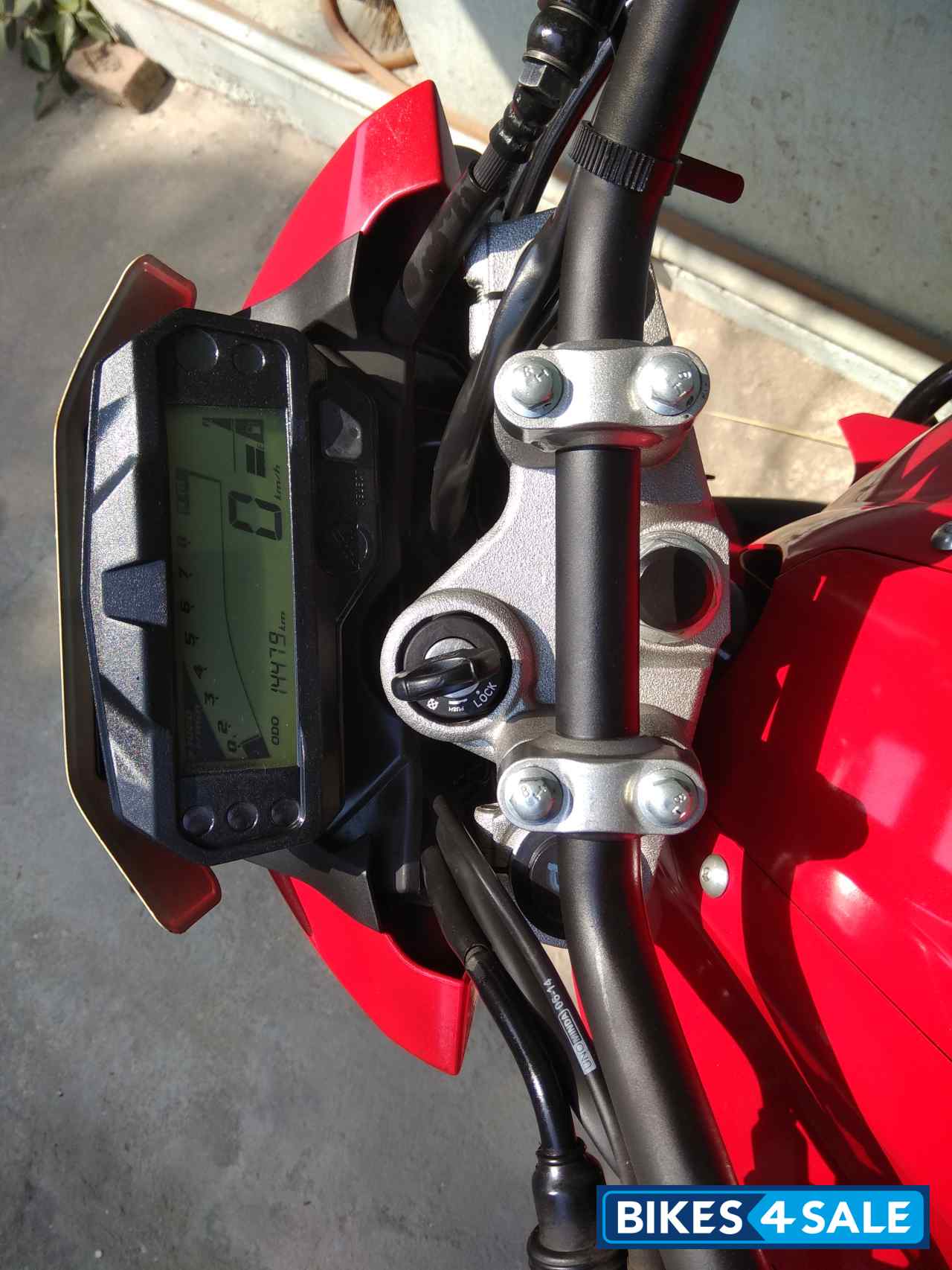Red Yamaha FZ-S