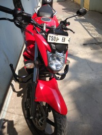 Red Yamaha FZ-S