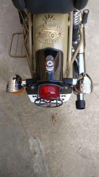Brown Royal Enfield Classic Desert Storm