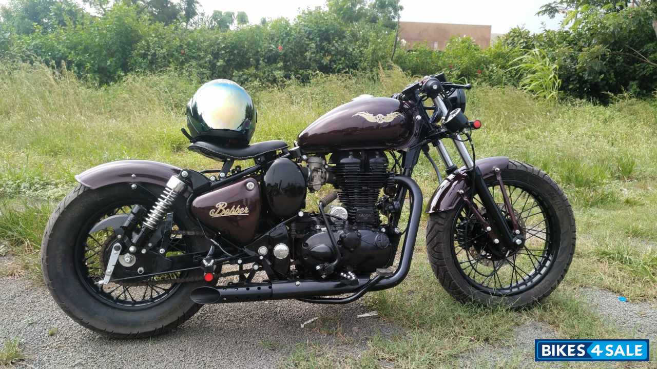 Maroon Royal Enfield Classic 350