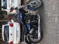 Blue Royal Enfield Thunderbird 500