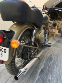Beige Royal Enfield Classic Desert Storm