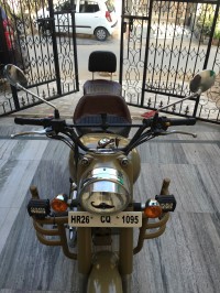 Beige Royal Enfield Classic Desert Storm