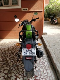 Black And Olive Green Yamaha FZ-S