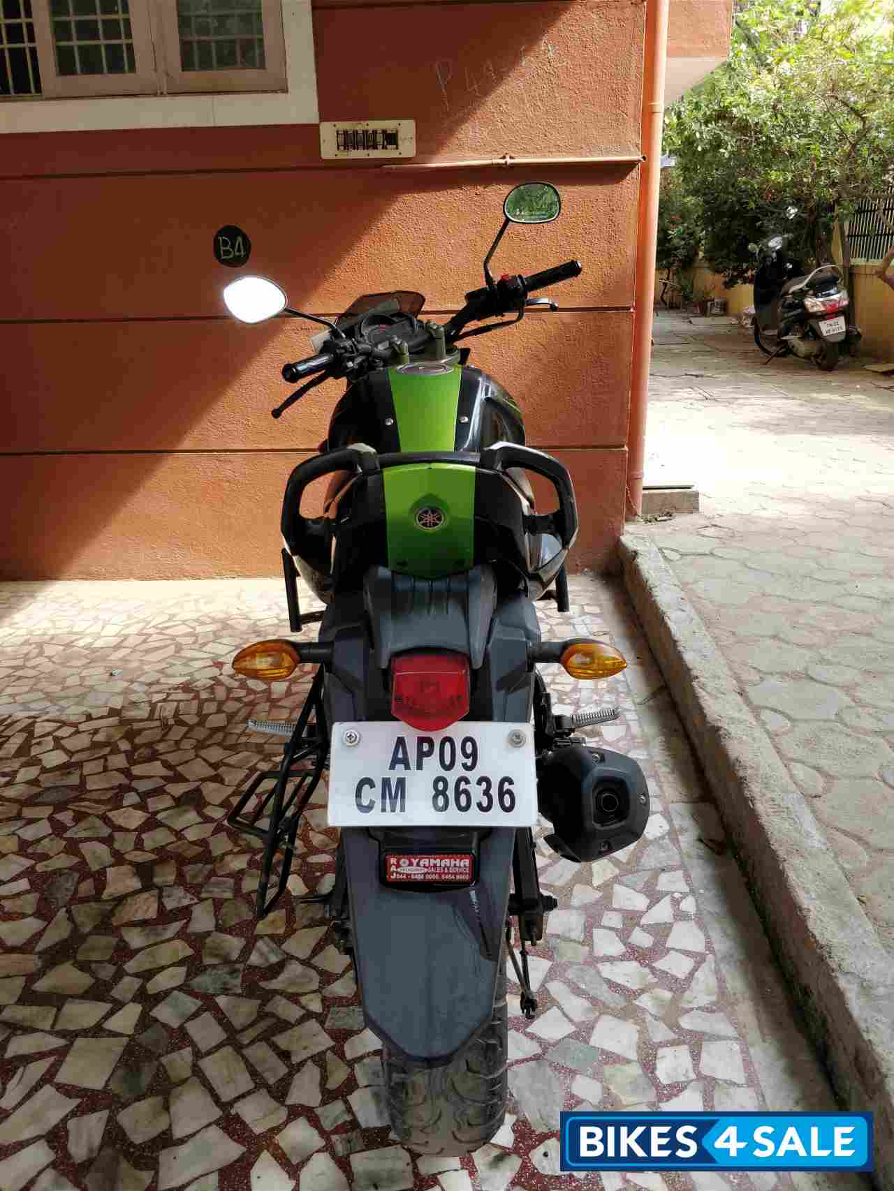 Black And Olive Green Yamaha FZ-S