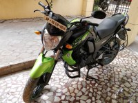 Black And Olive Green Yamaha FZ-S