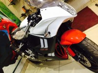 White Hyosung GT650R