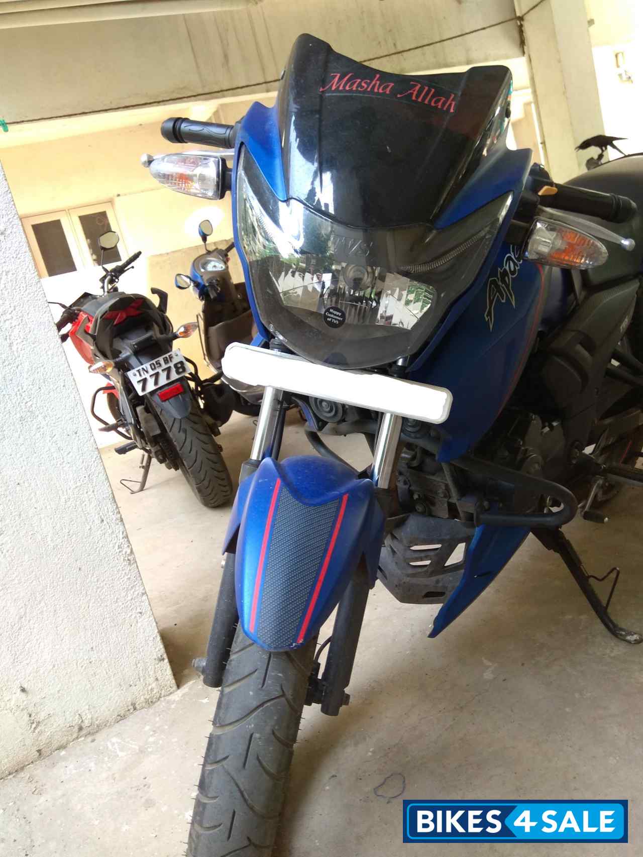 Matt Blue TVS Apache RTR 160