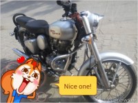 Silver Royal Enfield Classic 350