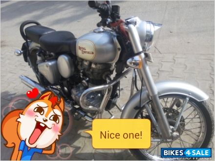 Silver Royal Enfield Classic 350