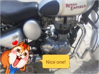 Silver Royal Enfield Classic 350