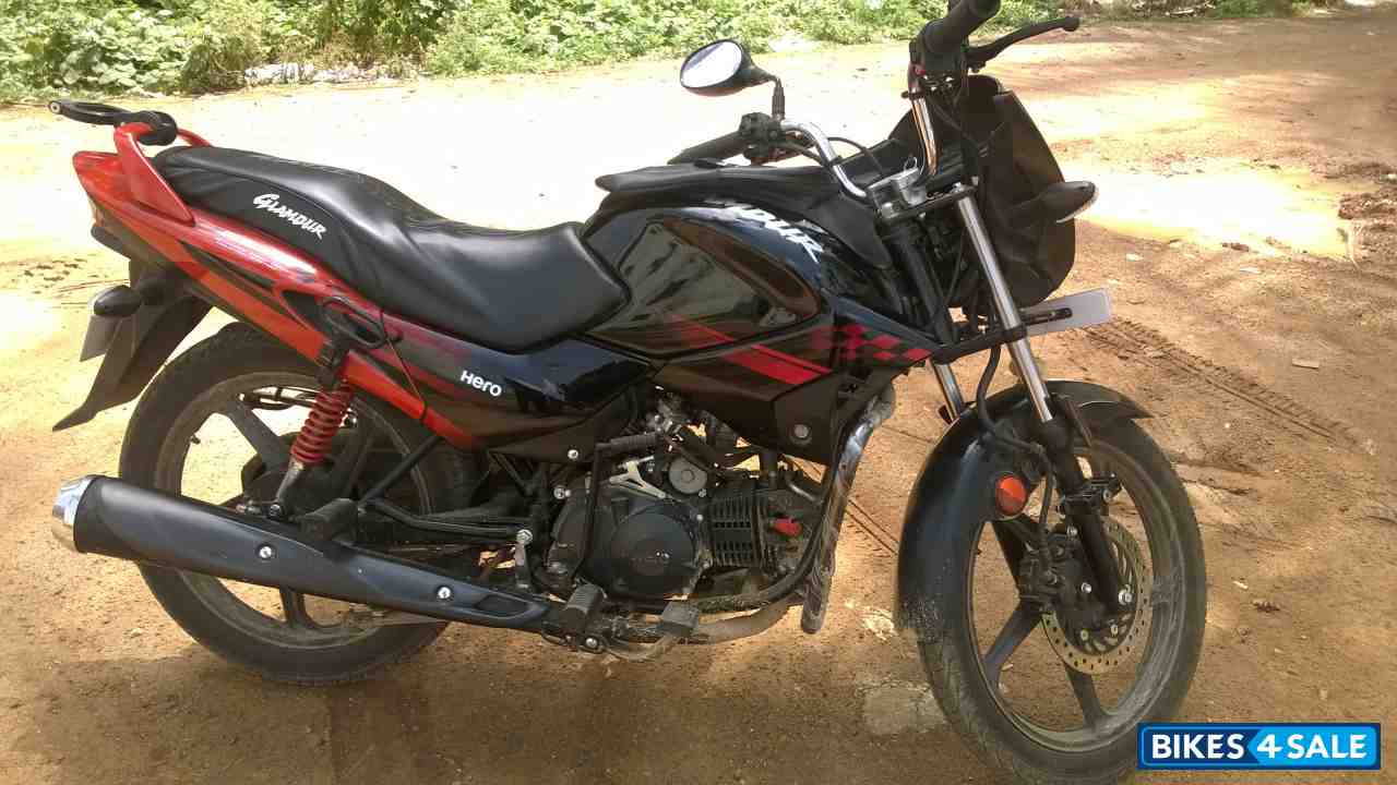 Black & Red Hero Glamour 125