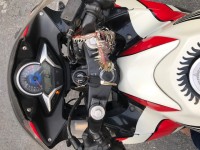 Red And White Honda CBR 250R