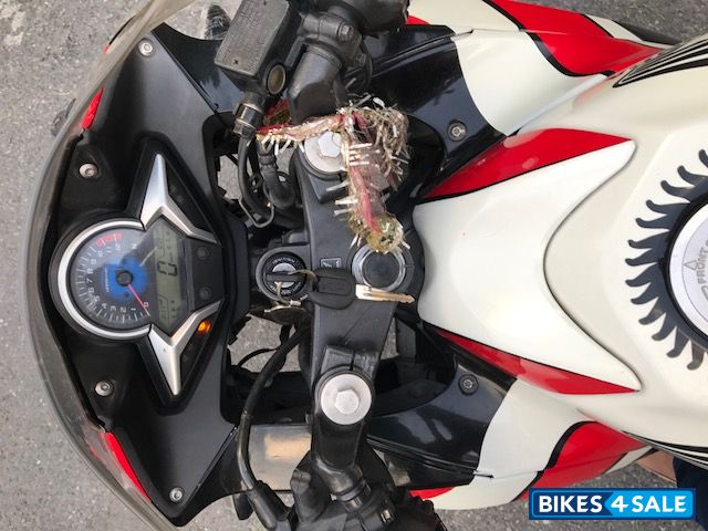Red And White Honda CBR 250R