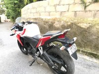 Red And White Honda CBR 250R