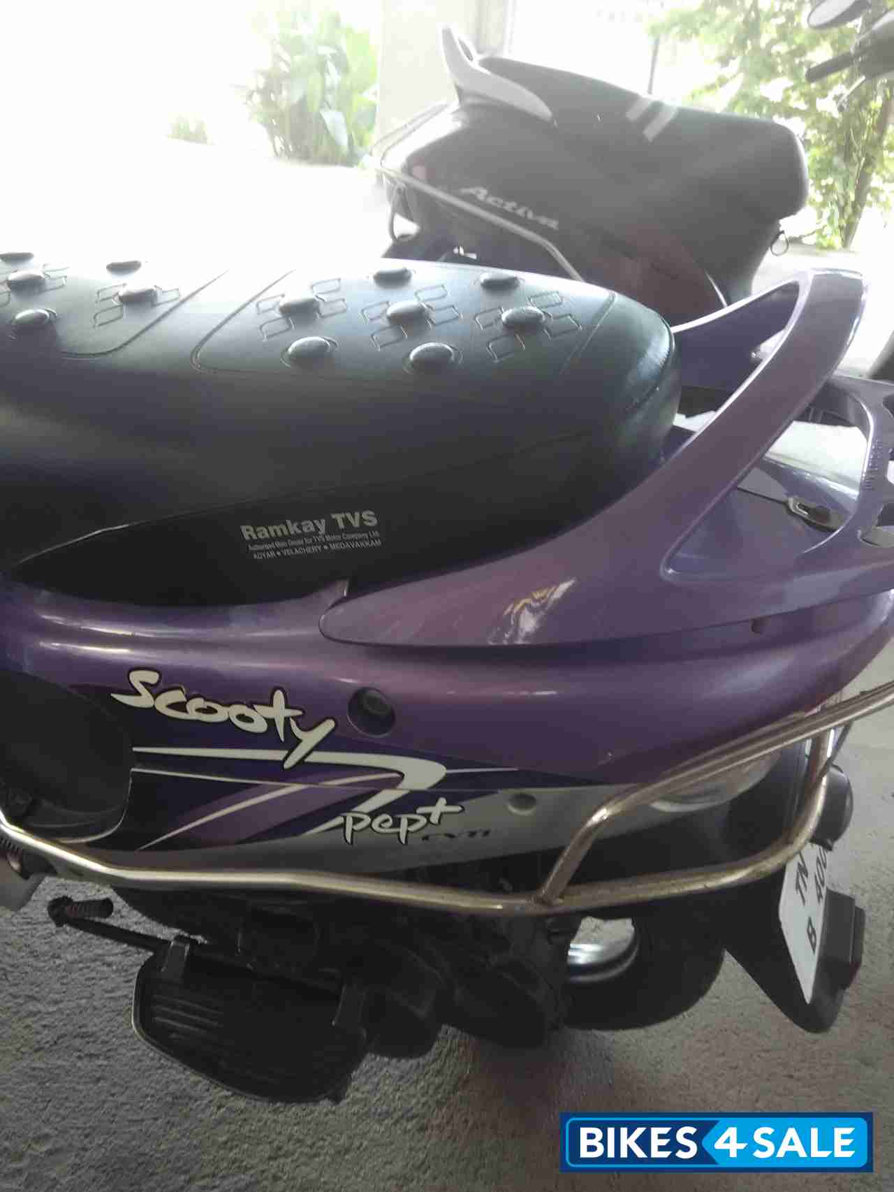 Violet TVS Scooty Pep Plus