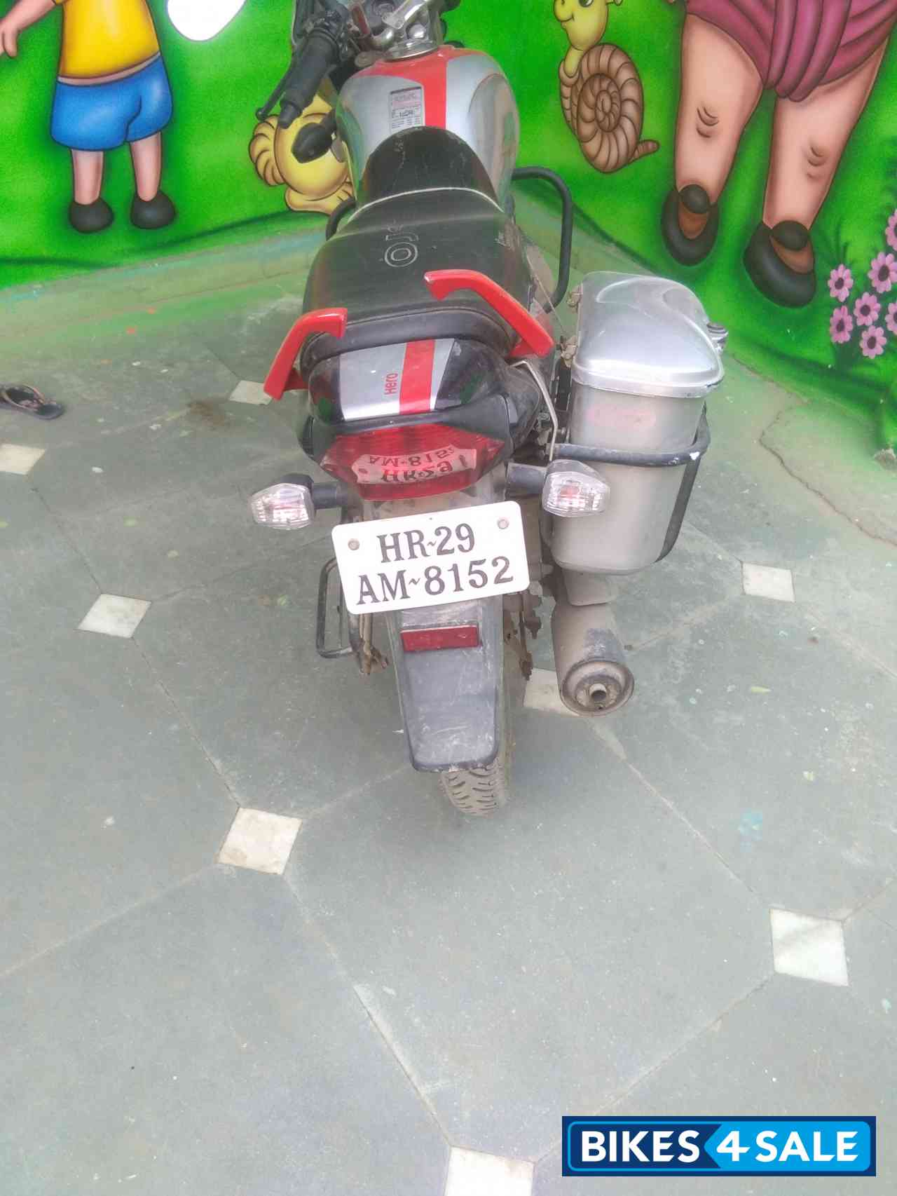 Red And Silver Hero Splendor iSmart