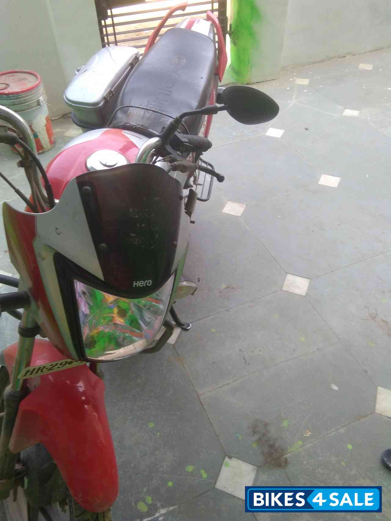 Red And Silver Hero Splendor iSmart