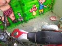 Red And Silver Hero Splendor iSmart