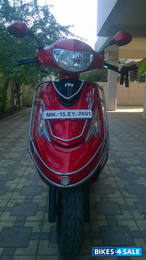 Used 2015 Model Tvs Scooty Zest For Sale In Nashik Id 165839 Red