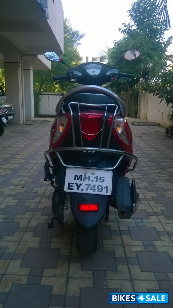 Red TVS Scooty Zest