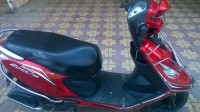 Red TVS Scooty Zest