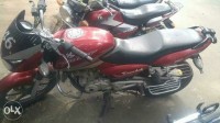 Red Bajaj Pulsar 150 DTSi