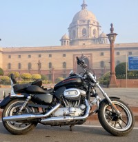 Black Harley Davidson Superlow