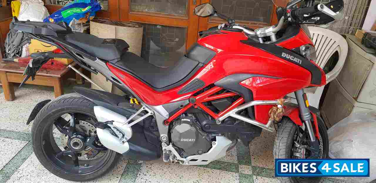 Red Ducati Multistrada 1200 S
