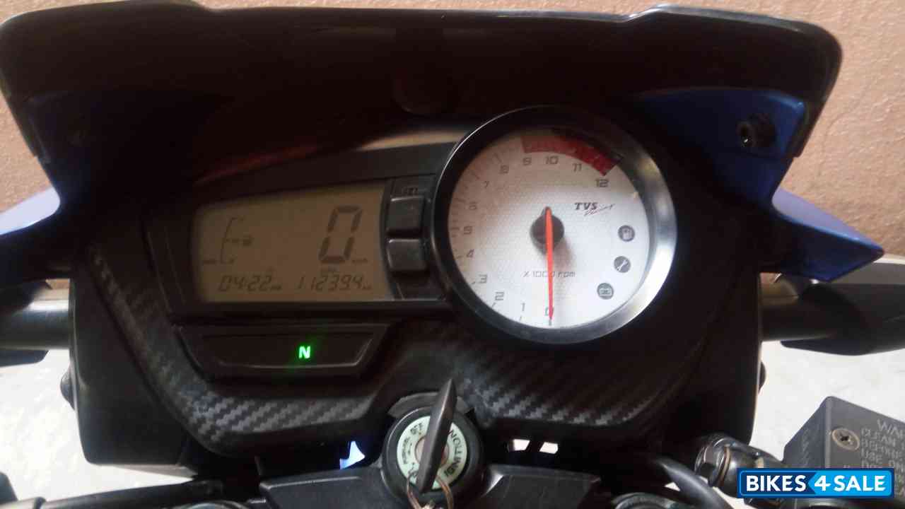 Matt Blue TVS Apache RTR 160 Matt Blue TVS Apache RTR 160