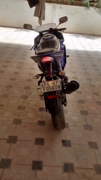 Silver Blue Yamaha YZF R15 V2