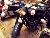 Satin Matte Black Royal Enfield Classic 350