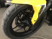 Yellow Bajaj Pulsar RS 200 ABS