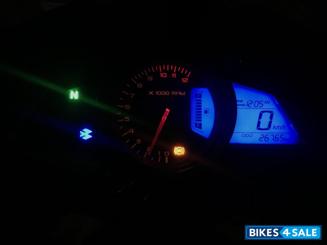 Yellow Bajaj Pulsar RS 200 ABS