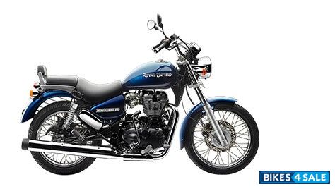 Blue Royal Enfield Thunderbird 350